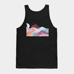 sea waves Tank Top